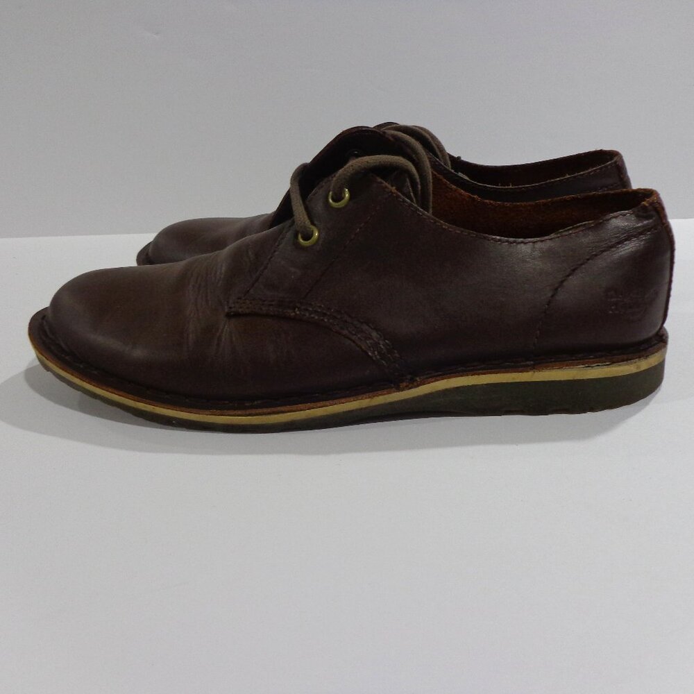 Dr Martens Wayne Oxford Casual Shoes Lace Up Leather Brown Men's Size 10